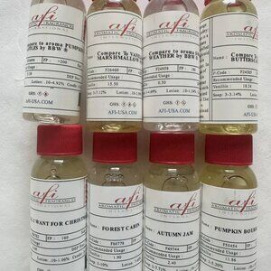 Aroma Holiday Fragrance Candle Oil Fragrances Pack of 8